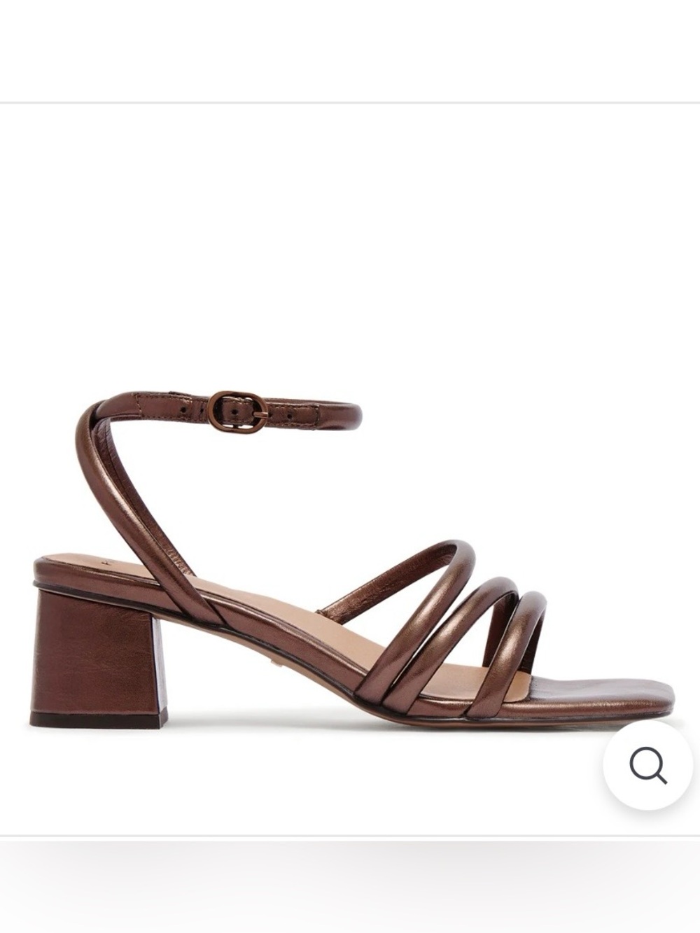 Frankie4 Ramsay Sandal Heel in Bronze - Picture 3 of 8
